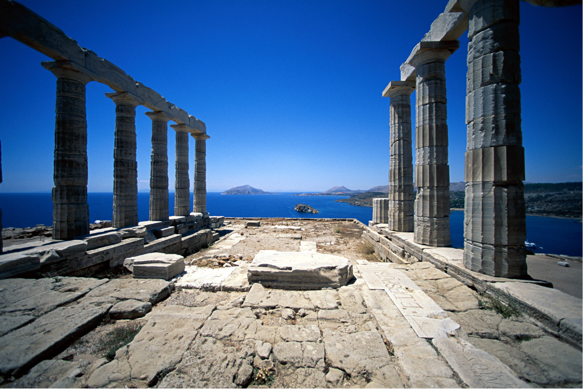 Sounio Temple Poseidon Canva